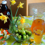 Ruusukaalia. Juomana Toivon inkiväärisimaa.