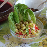 Salaattiannos Toivon tapaan. Tämän kun syöt, saat mukavasti kasviksia.