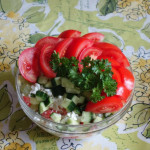 Pieni salaattiannos sopii vaikka välipalaksi.