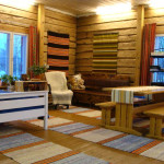 Toivon pirtti. Tässä vaatimattomassa pirtissä olemme asustelleet vuodesta 1992 lähtien.