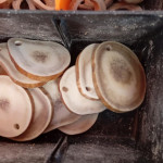 Sahattuja sarviaihioita.